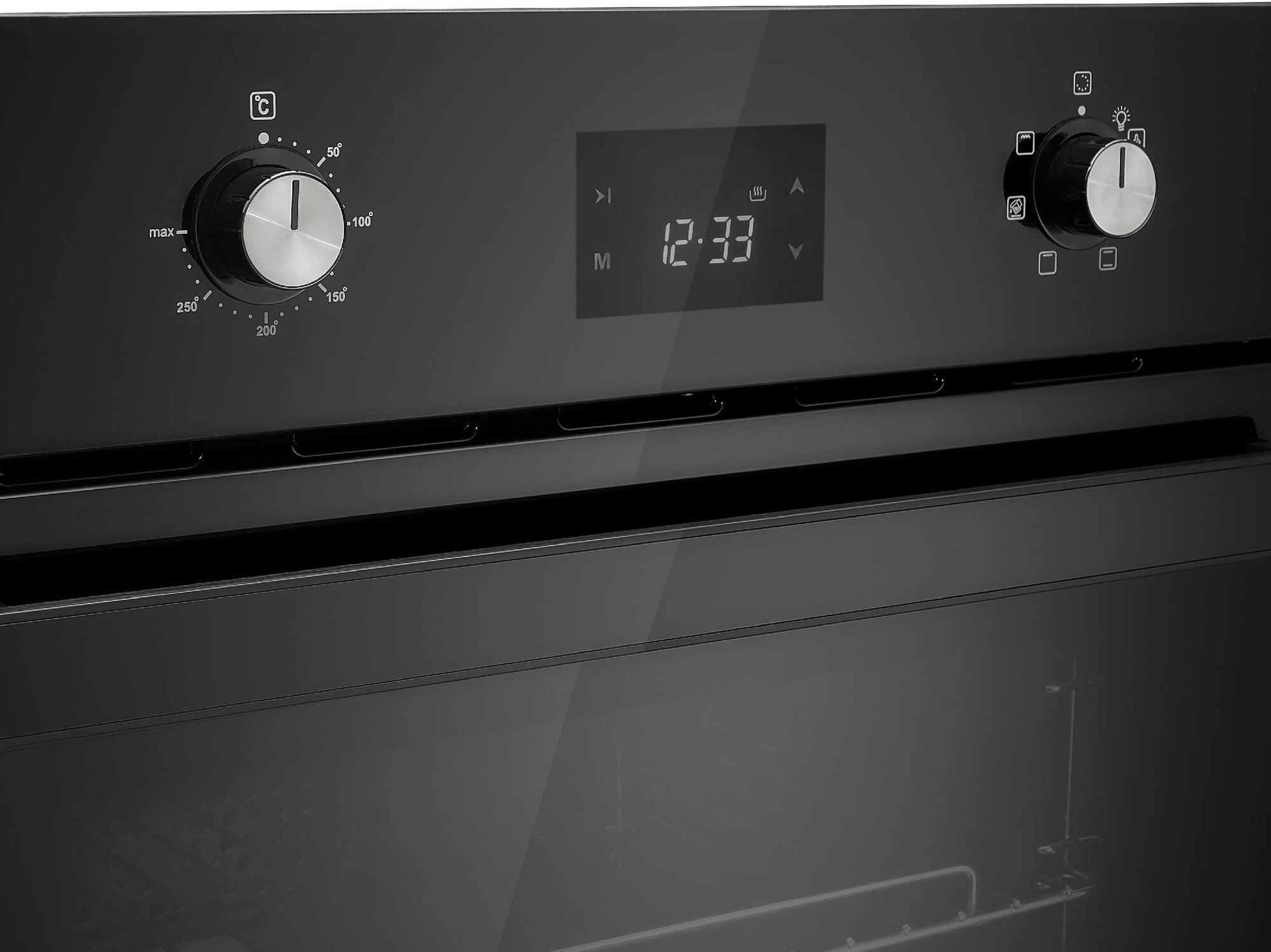 9074903 Электрический духовой шкаф Evelux EO 640 PB черный STDN-0032933 - Вид №7