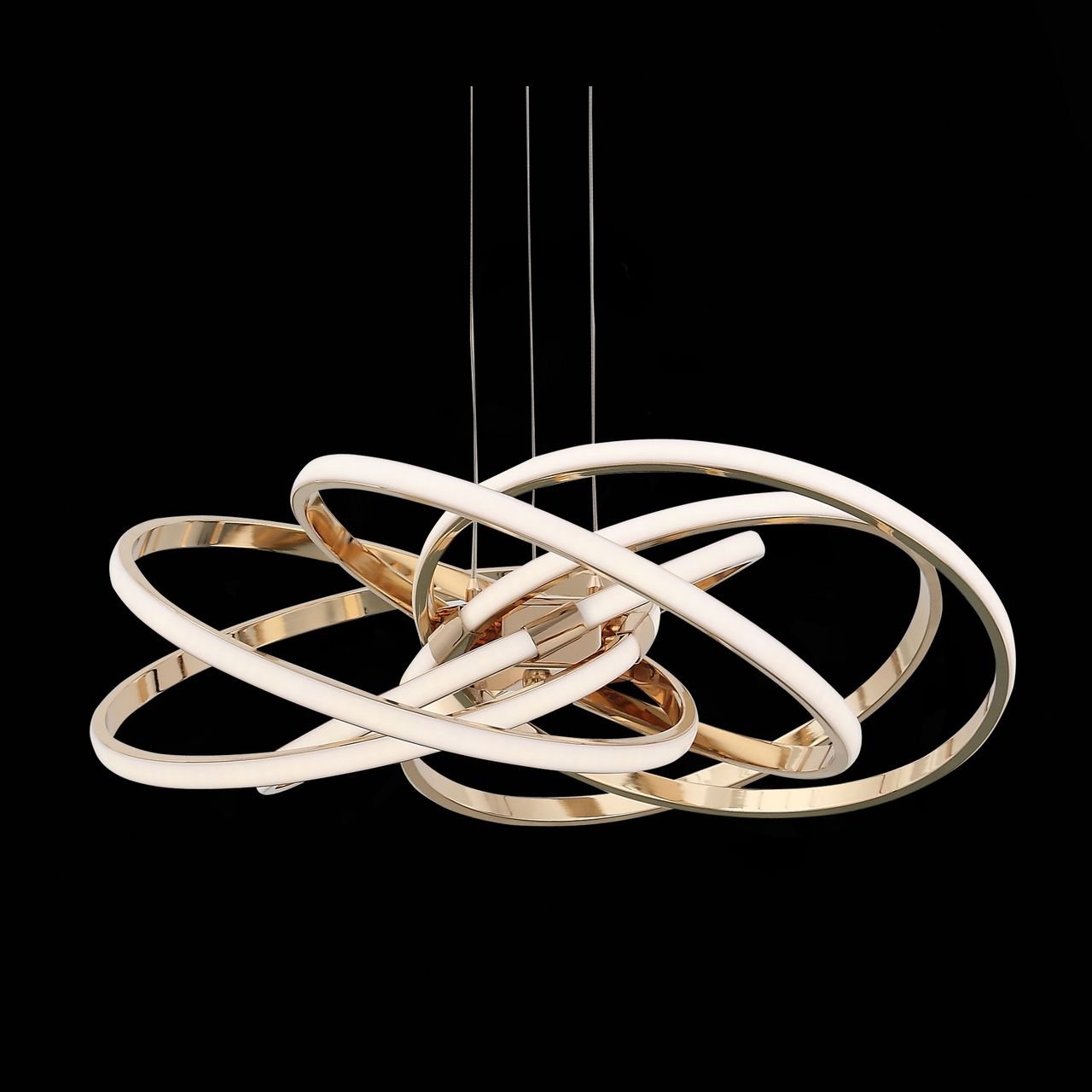 Подвесной светодиодный светильник ST Luce Canento SL957.202.06 ST LUCE ДИЗАЙНЕРСКИЕ, CANENTO 102628 Золотой  - Вид №3