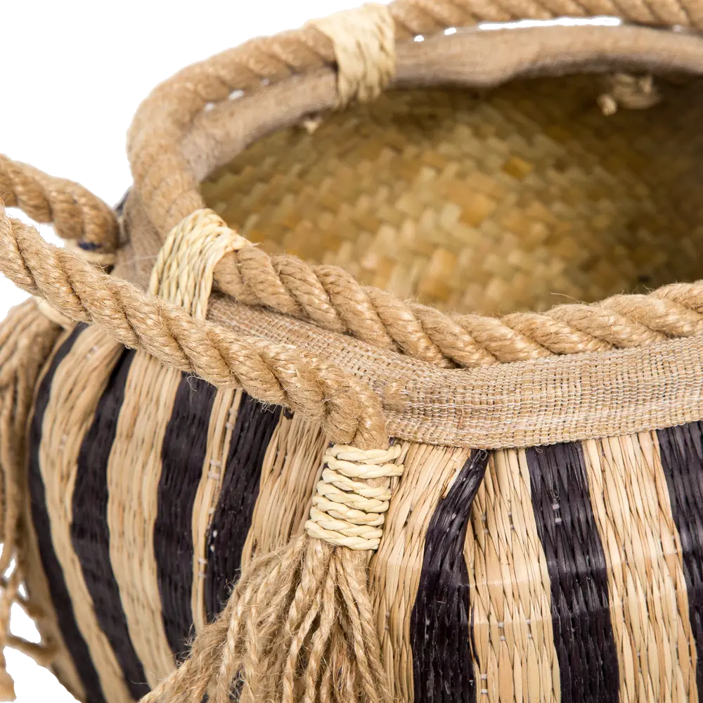 Корзина мягкая Kub HAP8547 21x21x15 см 4.3 л пальмовое волокно STORIDEA STLM-2125362 - Вид №4