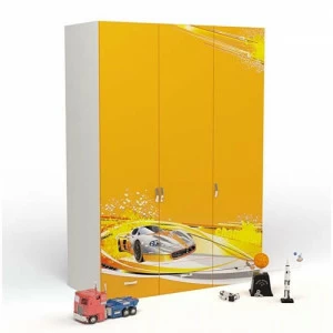 Шкаф ABC-KING 3х дверный Champion , оранж