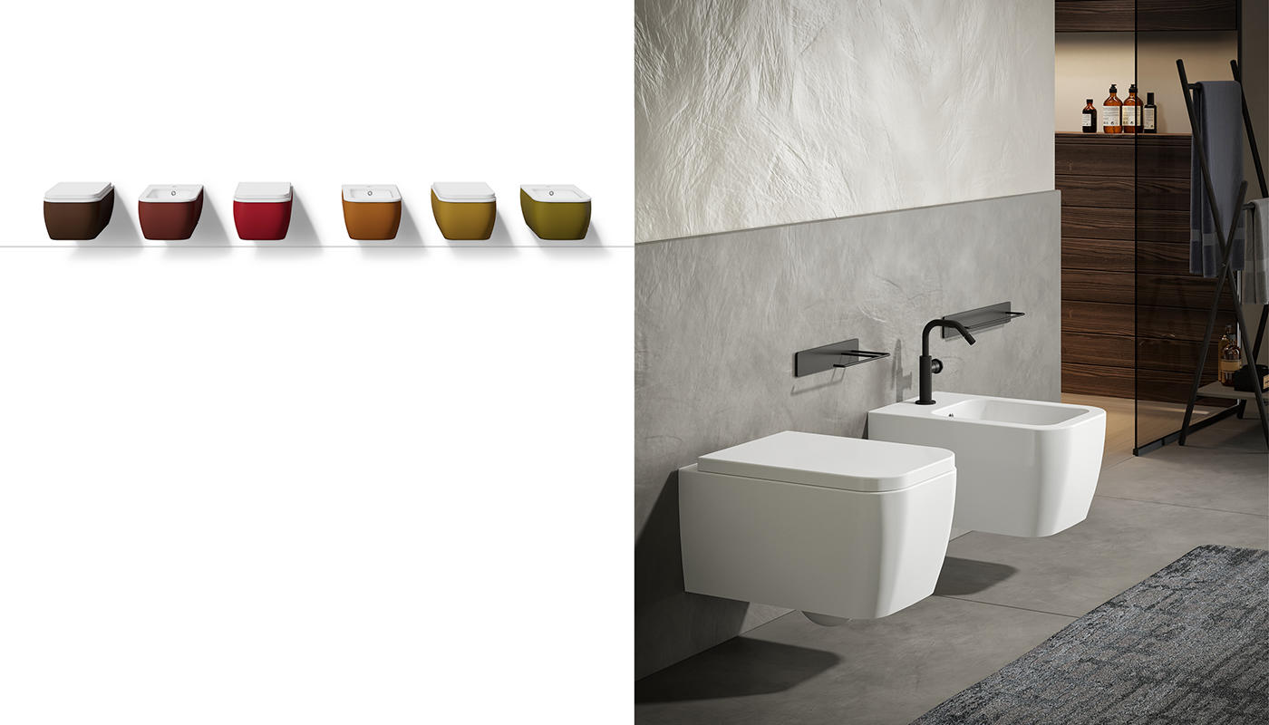 ED-ST01 Edone сантехнический хаб подвесной, из керамики  - Вид №3