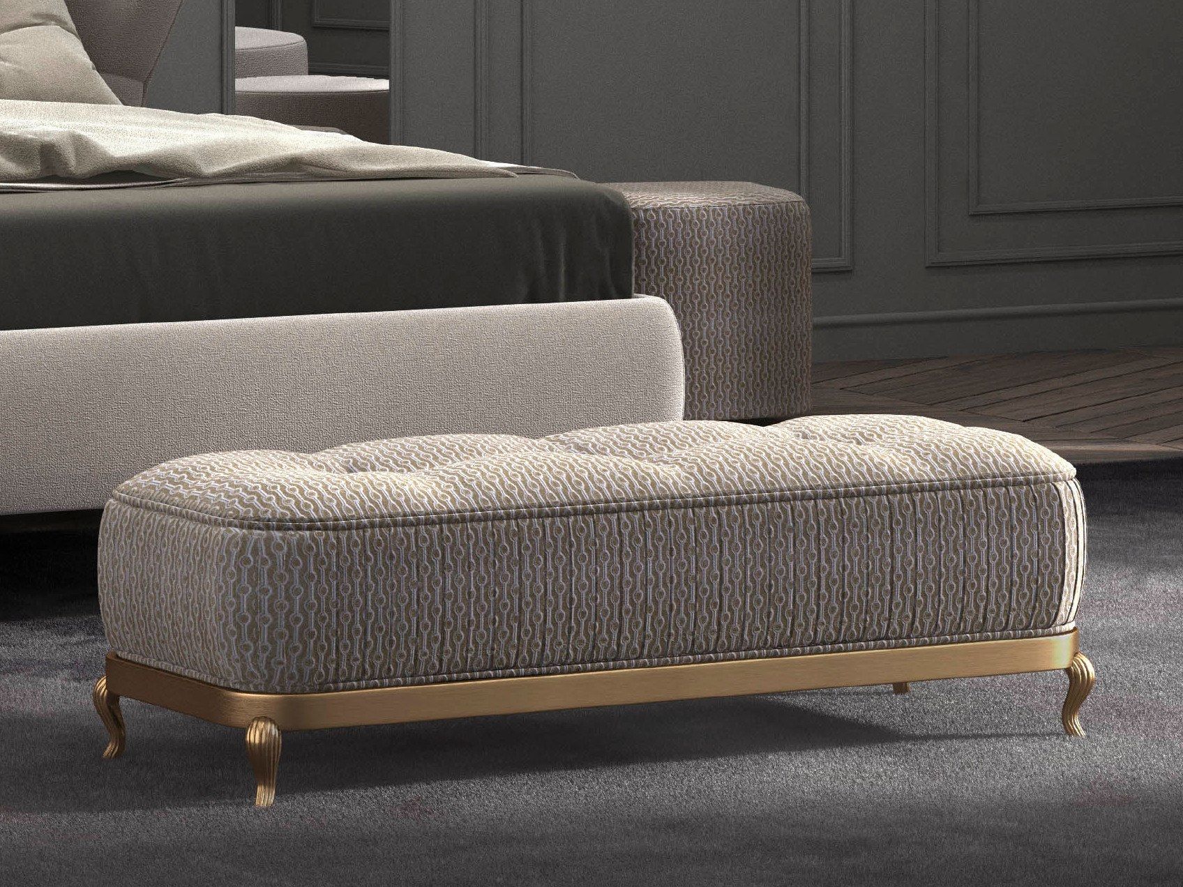 Прямоугольный пуф из ткани CASA +39 Prestige 2 ARCH-00066791