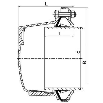 SANIT 852750210723165 FRIAGRIP торцевая крышка  - Вид №1