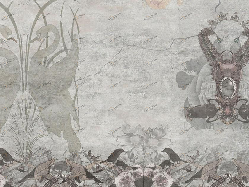 Tecnografica Прорезиненные обои с эффектом стены из стекловолокна Collezioni d'arte 56224-1