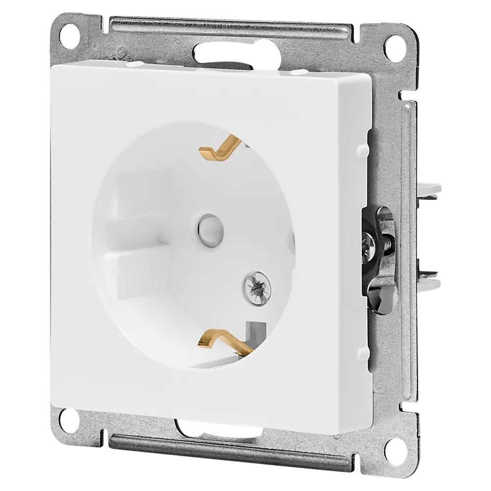 AtlasDesign Бел Розетка с/з с шторками SE ATN000145 82650400 STLM-2047546 SYSTEME ELECTRIC - Вид №1