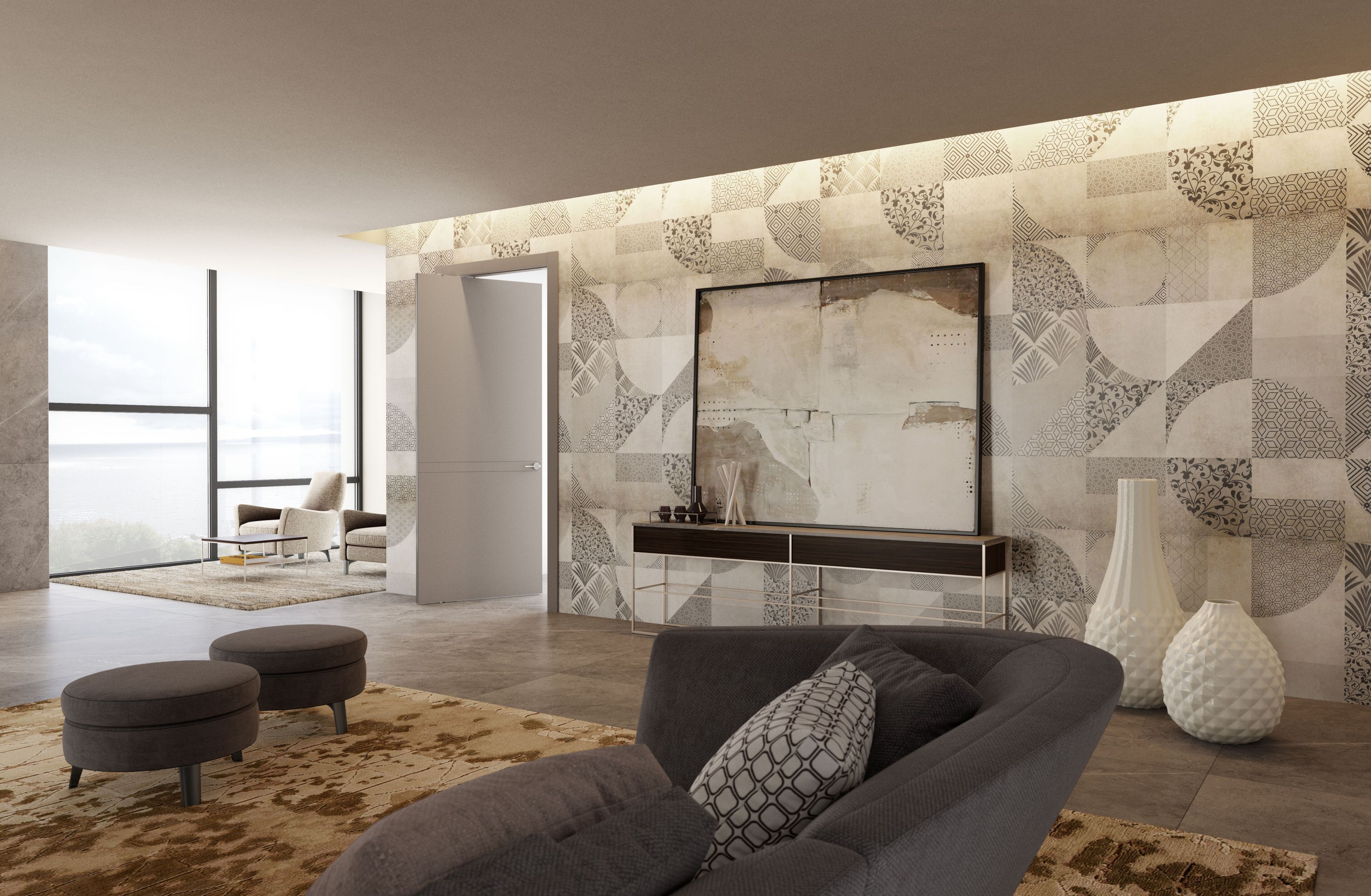 Деревянная дверь PIVATO le porte DINAMICA ARCH-00075016 - Вид №2