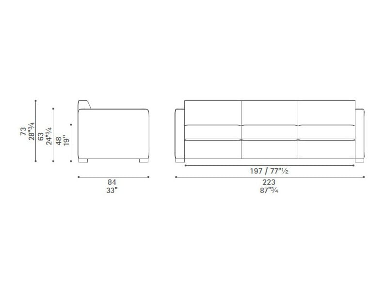 3-местный диван Poltrona Frau коллекция-диваны и кресла ARCH-00141266 - Вид №3