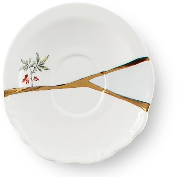 Seletti Фарфоровая кофейная чашка с блюдцем Kintsugi sun-id-1432020 - Вид №7