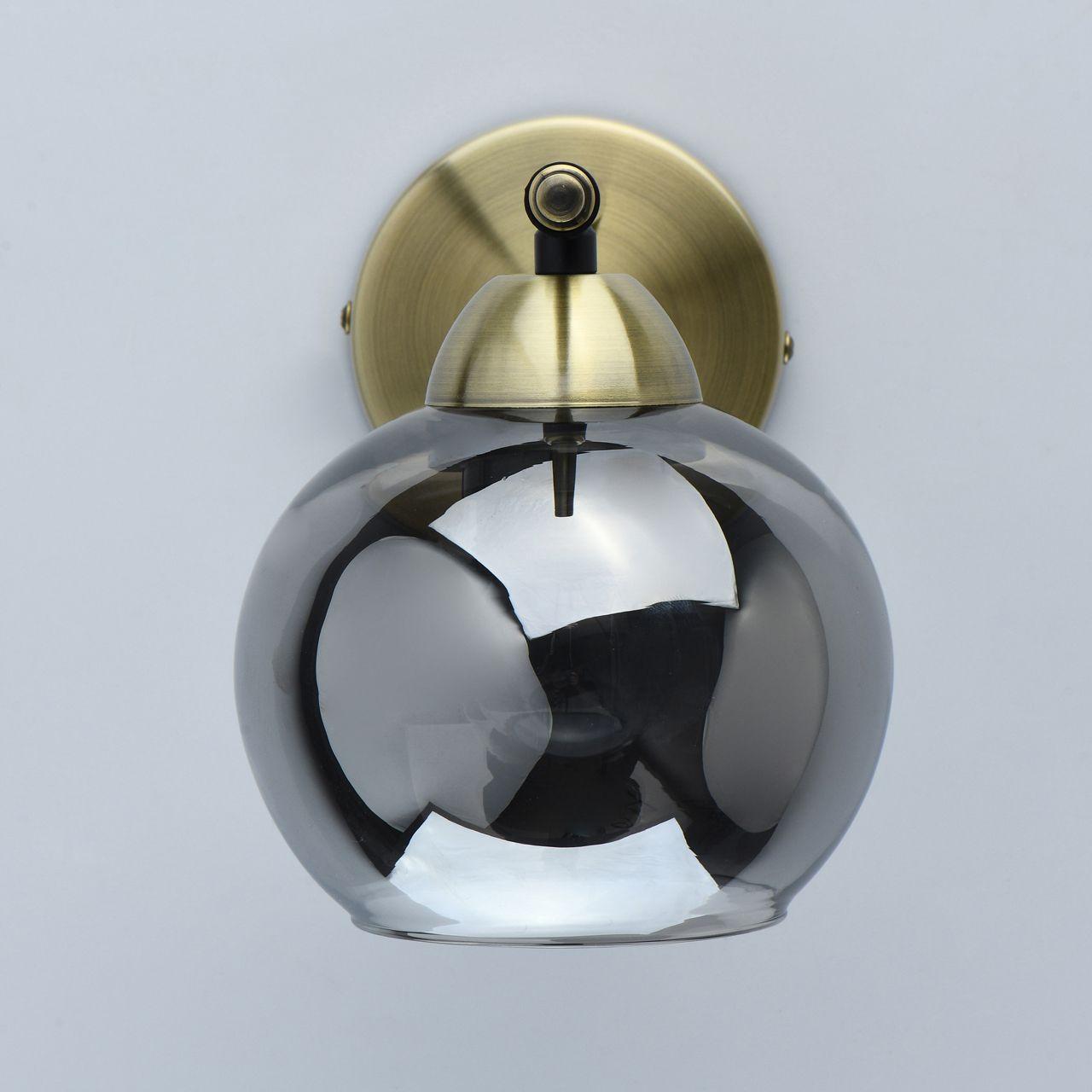 Бра настенное темно-серое De Markt "Гамбург" 605024501 DE MARKT ГАМБУРГ 00-3930667 Серый  - Вид №2