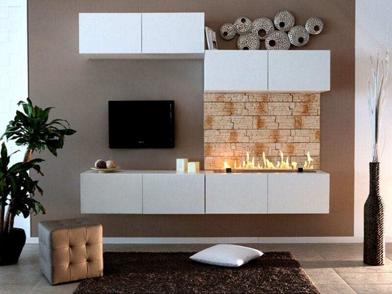 Встроенный камин с открытым биоэтанолом bioKamino Bkp ARCH-00044234