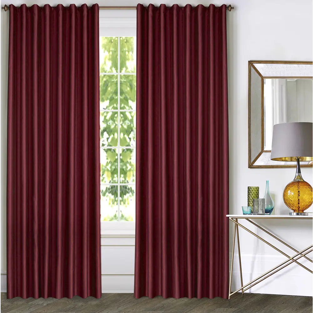 Штора на ленте Мэри 140х280 см бордо Santreyd 89398642 STLM-1451858 - Вид №3