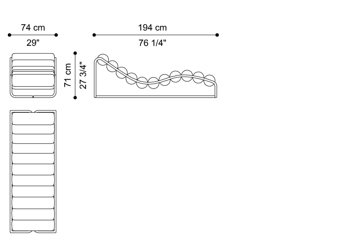 Мягкий шезлонг из ткани Gianfranco Ferré Home ISLINGTON ARCH-00035139 - Вид №4