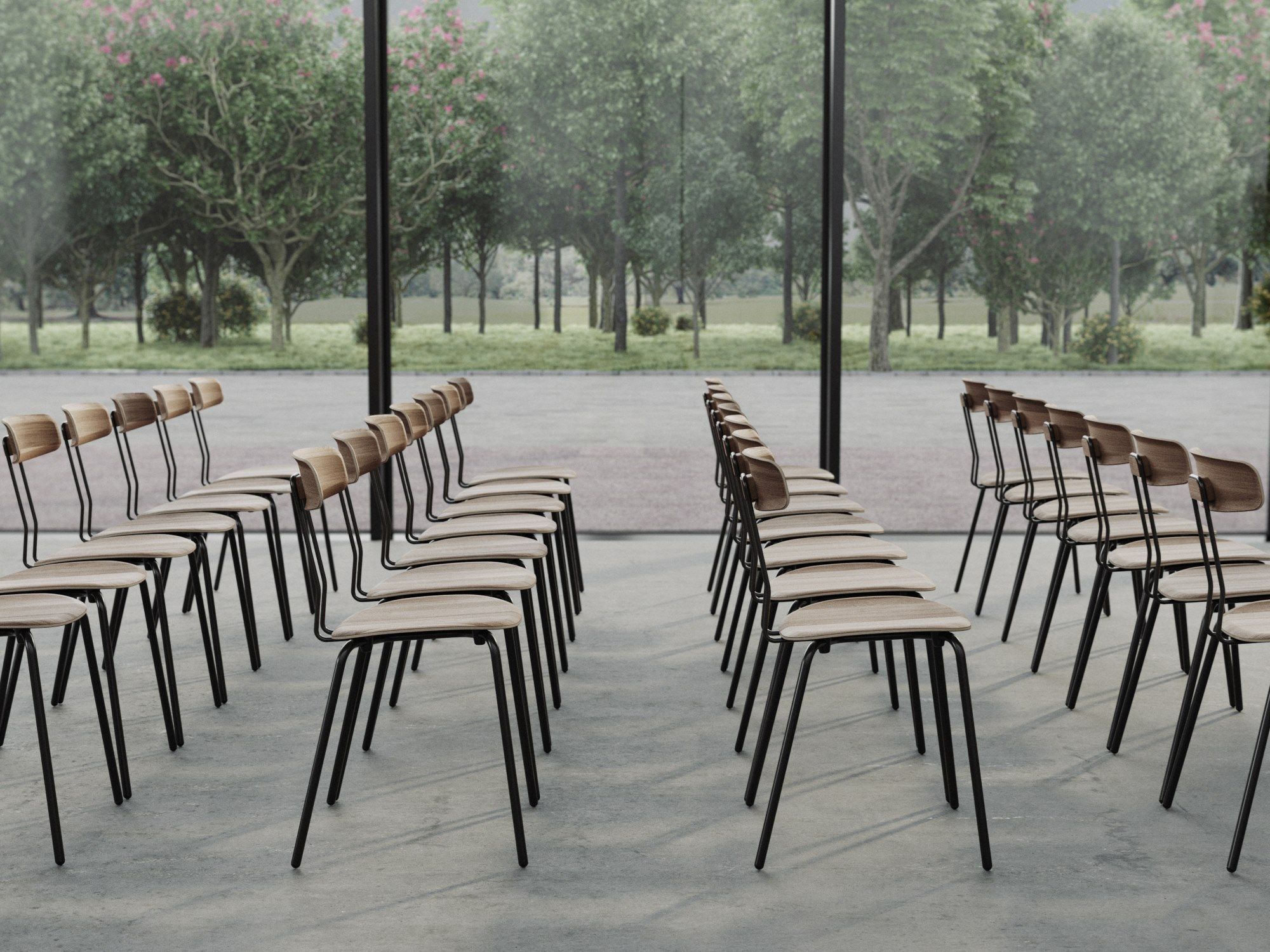 Штабелируемый стул из фанеры ZEITRAUM Okito ARCH-00035320 - Вид №7