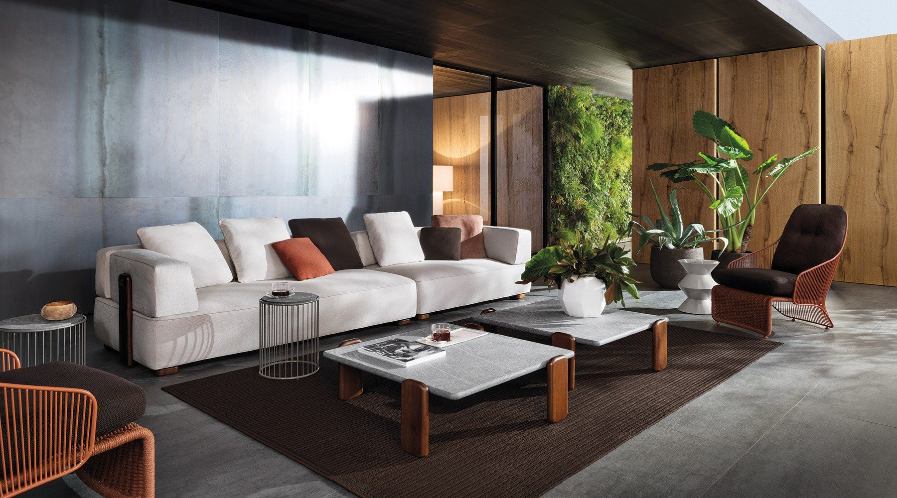 Секционная ткань открытый диван Minotti ARCH-00087721 - Вид №12