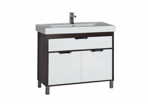 Тумба с раковиной Aquanet Гретта 100 венге