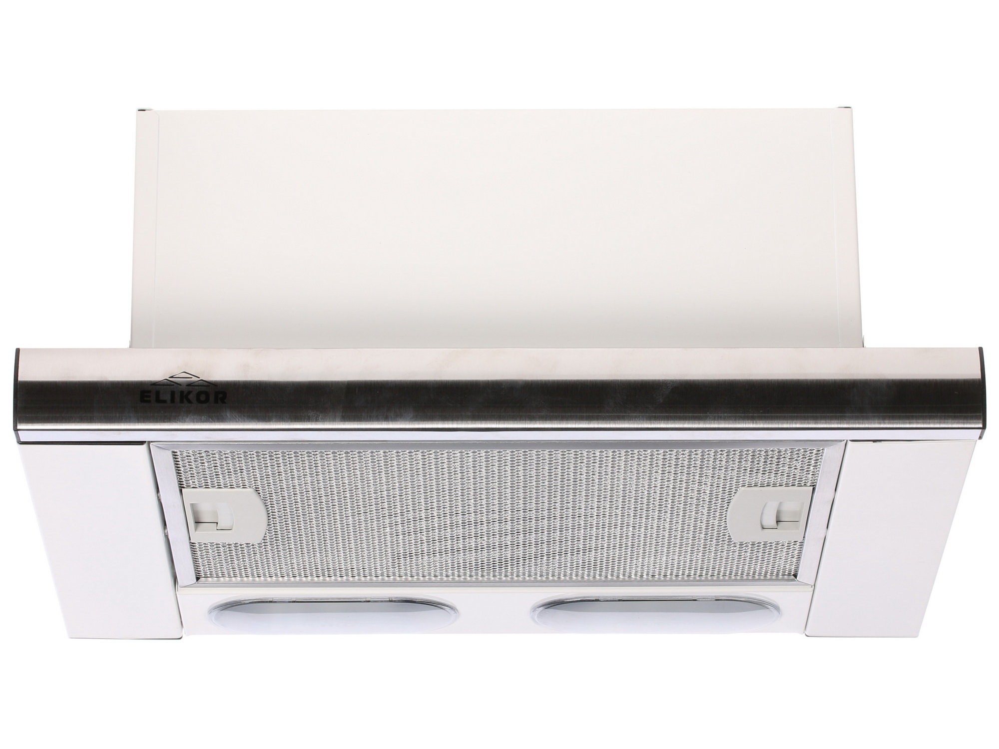 1024840 Вытяжка телескопическая ELIKOR Интегра 45П-400-В2Л белый/серебристый STDN-0101203 - Вид №1