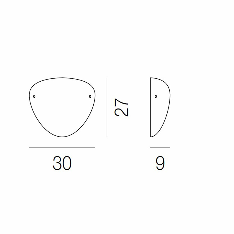 Светильник настенный белый Vistosi AP Aura GI VISTOSI  00-3882778 Белый  - Вид №3