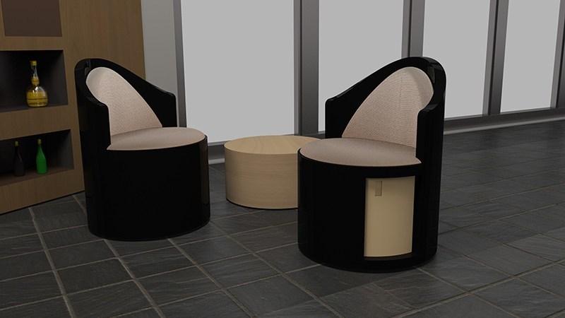 Zuri Design Мягкое кресло с вещевым ящиком  00800  - Вид №3