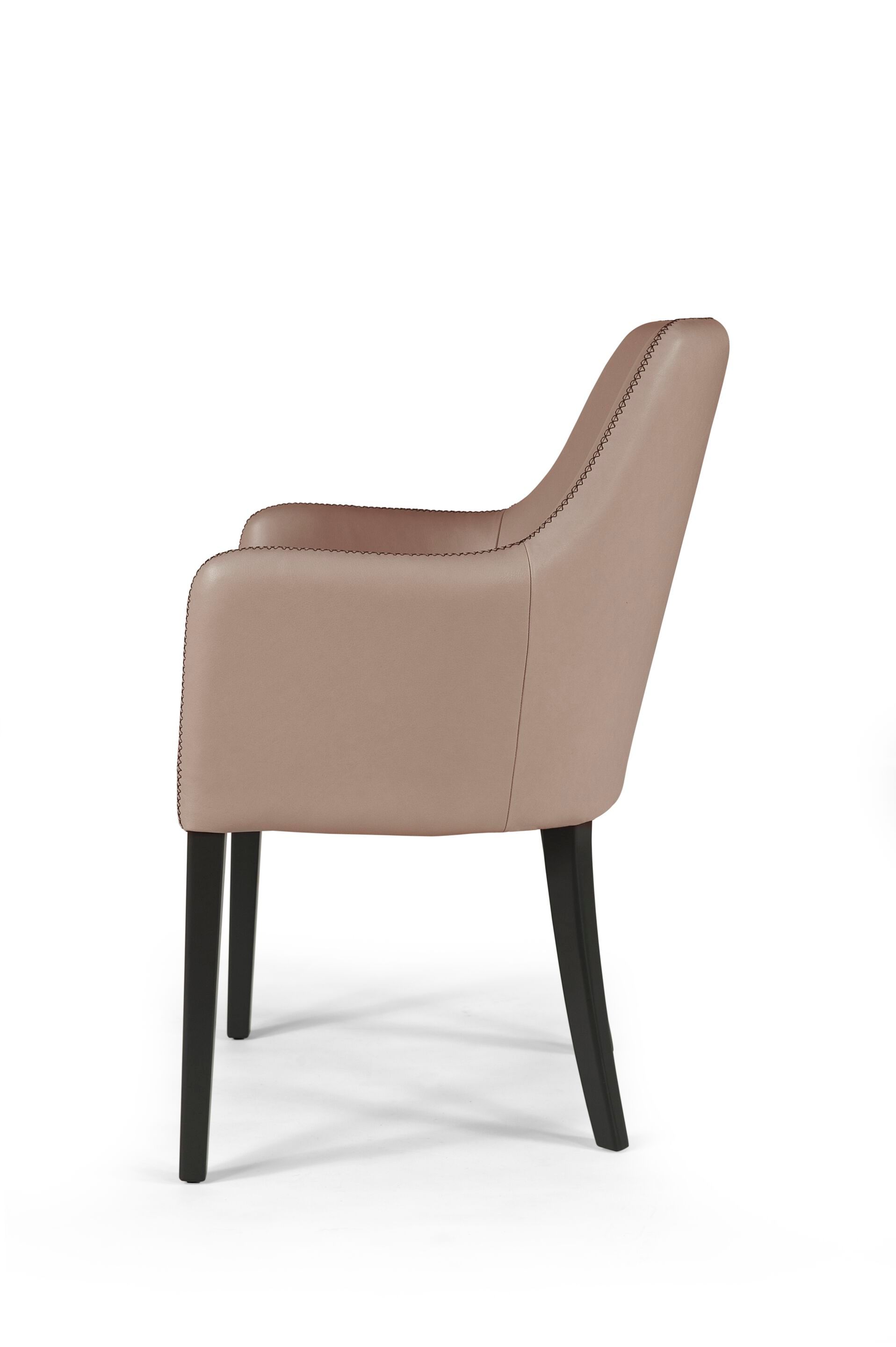 Кожаный мягкий стул с подлокотниками Borzalino EMILY ARCH-00047429 - Вид №2