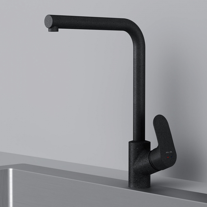 F8005022 смеситель для кухни L-образный излив черный шт. AM.PM Like - Вид №3