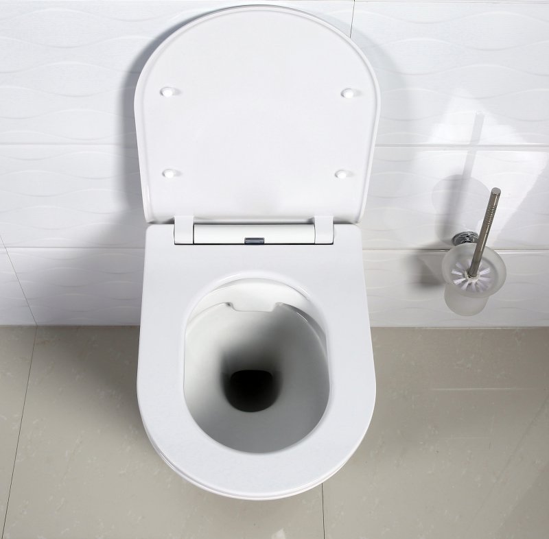 Унитаз подвесной BelBagno FLAY-R безободковый Подвесной унитаз настенный Белый BELBAGNO  Китай  - Вид №3