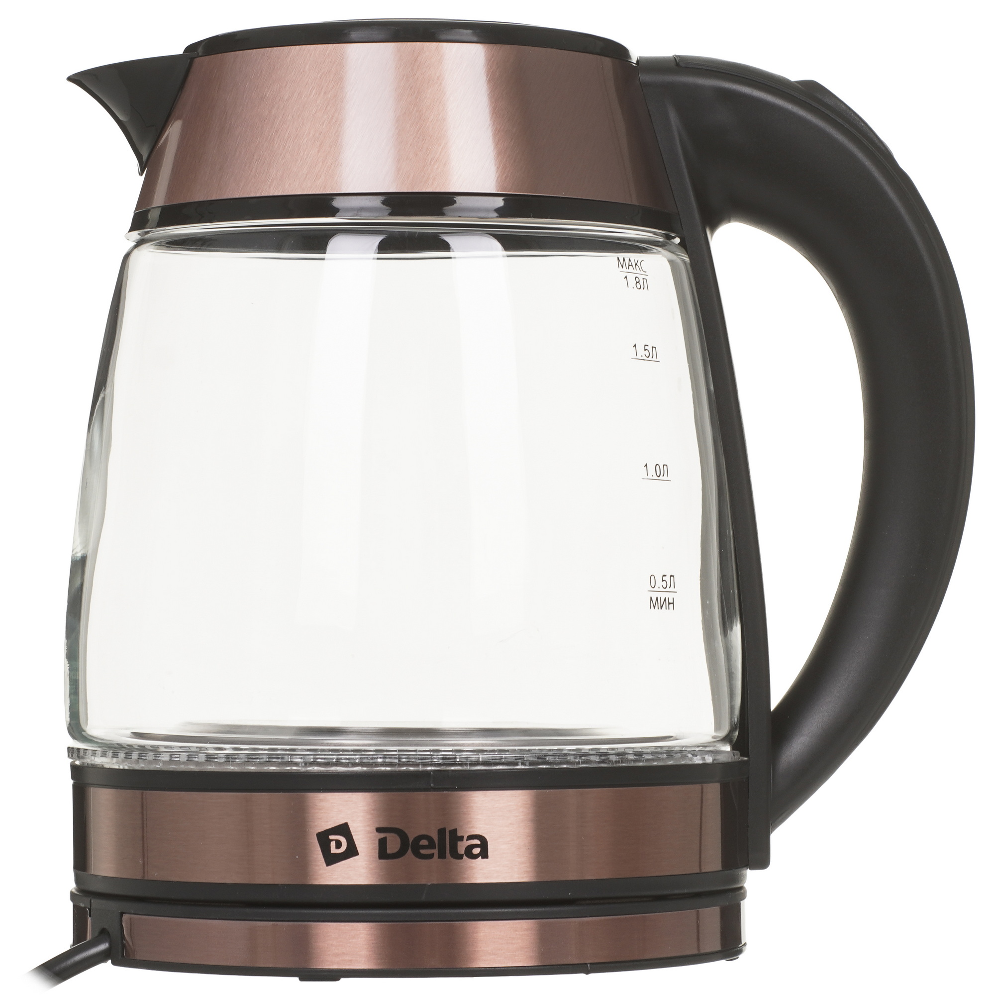 9233362 Электрочайник DELTA DL-1120 коричневый STDN-0083080