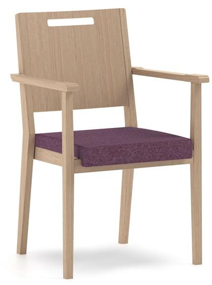 PIAVAL Штабелируемый тканевый стул с подлокотниками Swing | health & care 32-15/3 - Вид №1