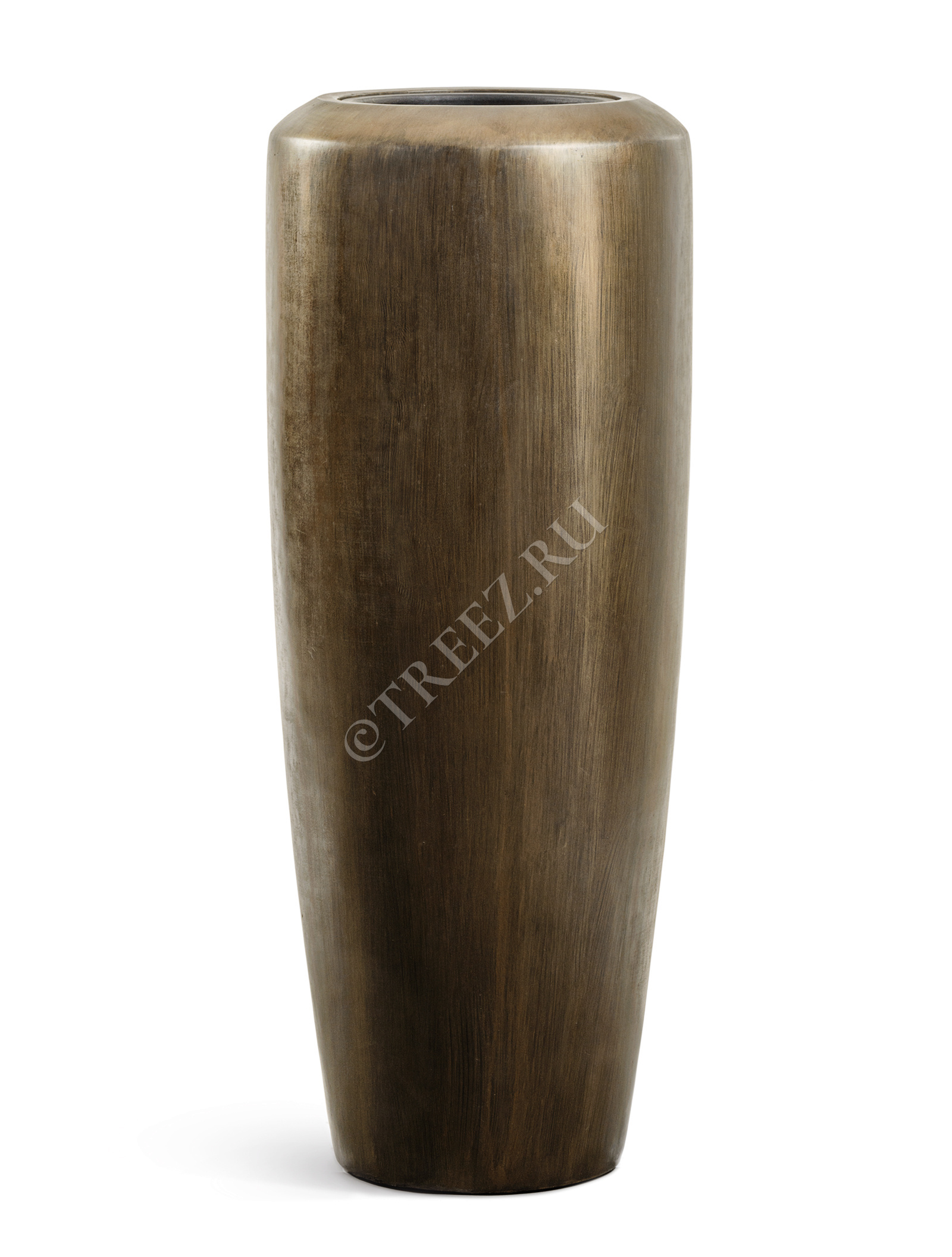 41.3321-07-045-GRP-117 Кашпо  Effectory - серия Metal - Высокий конус Design - Чернёная бронза Цветочная коллекция  - Вид №3