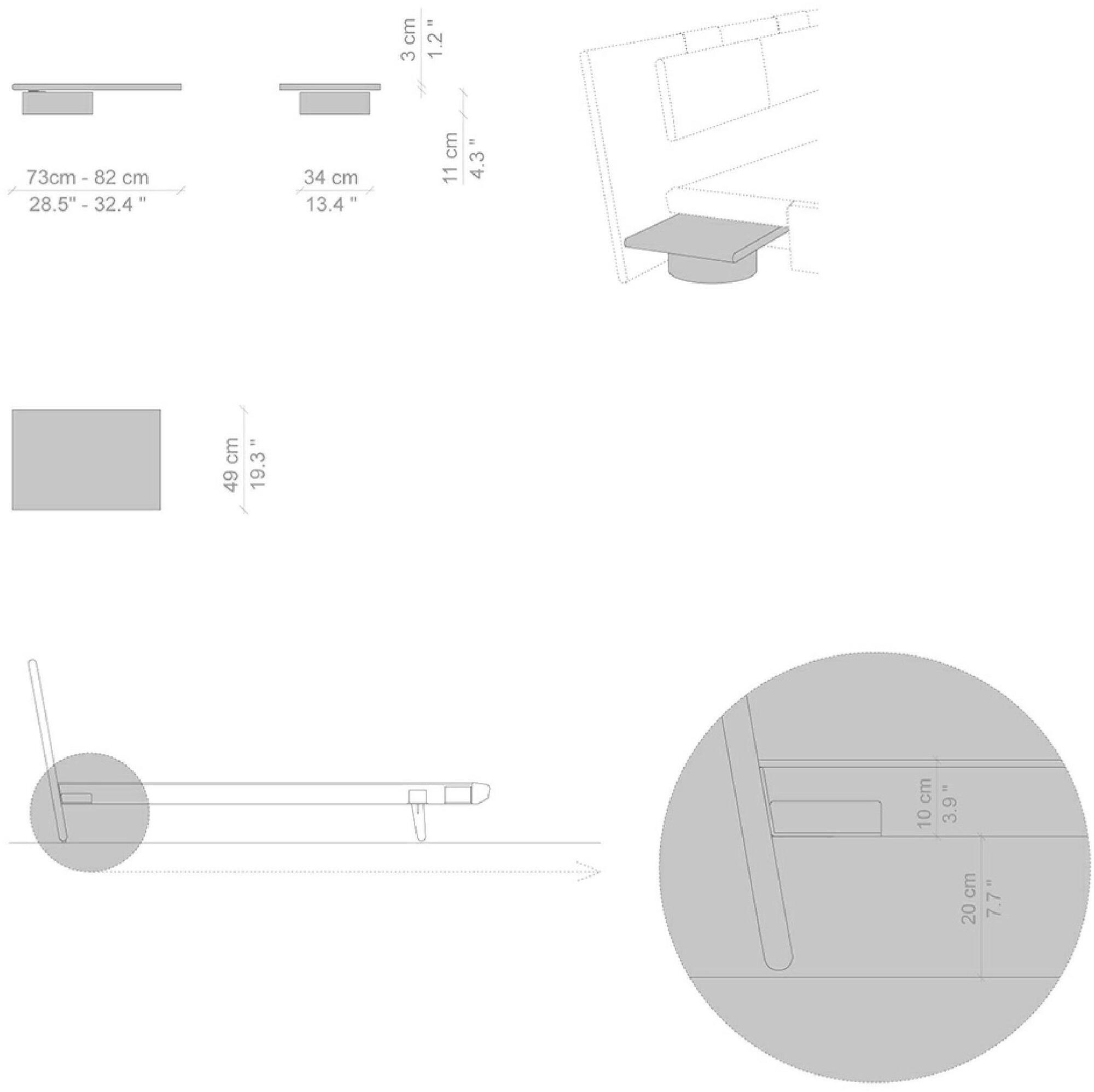 Cassina Кровать с изголовьем из ясеня  L42  - Вид №34