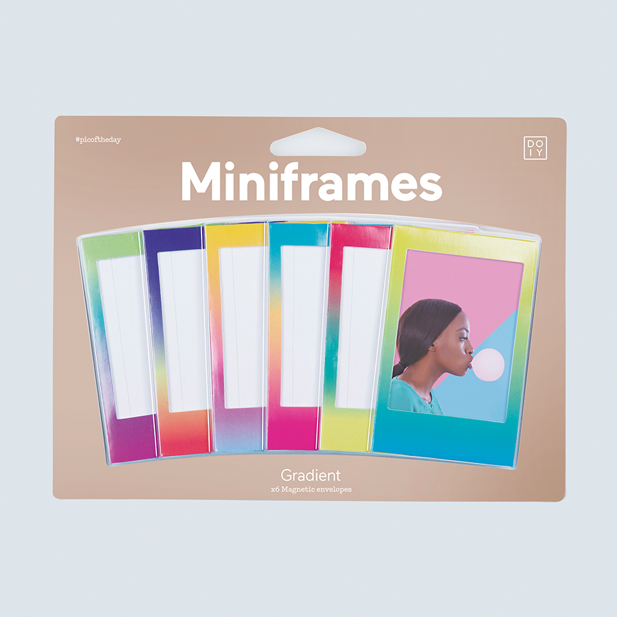 Набор магнитных рамок для фото Gradient 6х9 см, 6 шт Doiy DYMINIFGR - Вид №5
