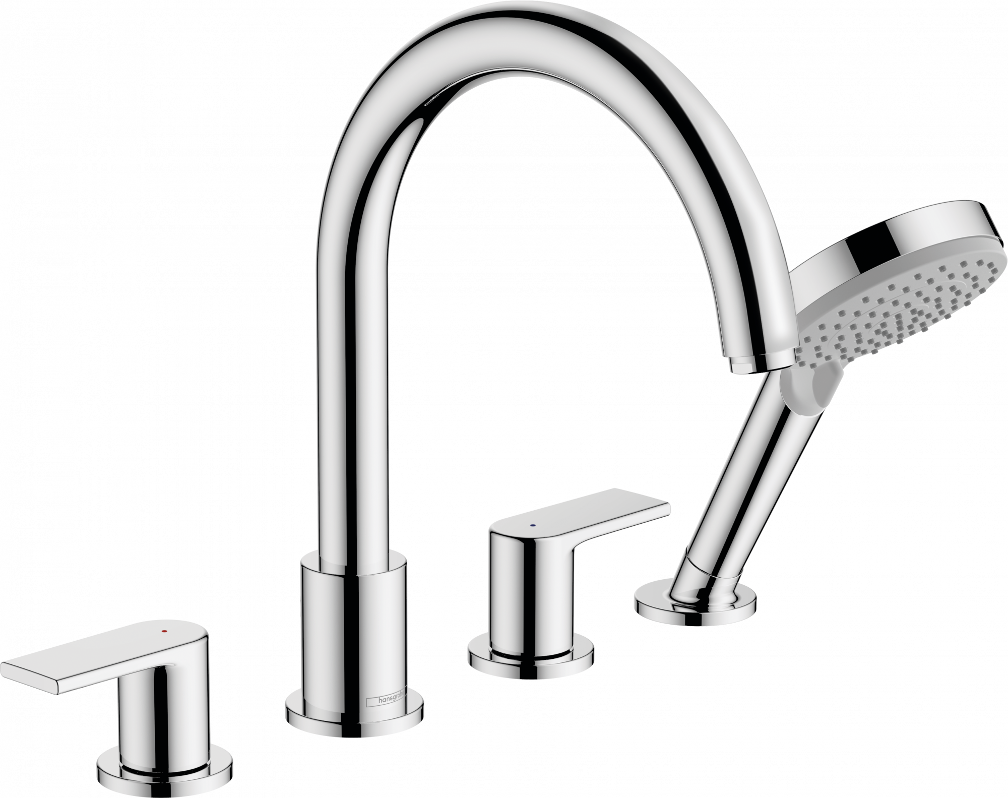 71459000 Vernis Shape Смеситель для ванны на край на 4 отверстия Hansgrohe 