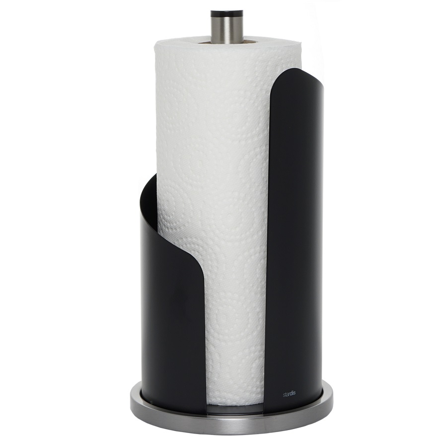 242103 Держатель для бумажных полотенец , 30х15 см, черный-матовый Stardis  - Вид №1