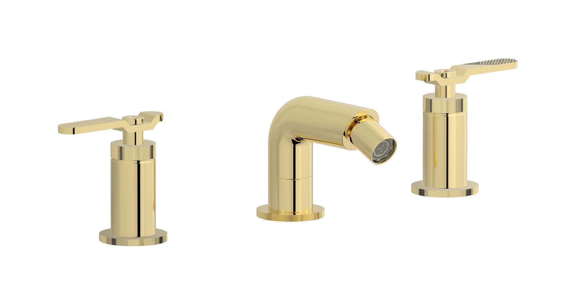 Смеситель для биде с 3 отверстиями для пола с автоматическим сливом IB Bold ARCH-00097351 - Вид №4