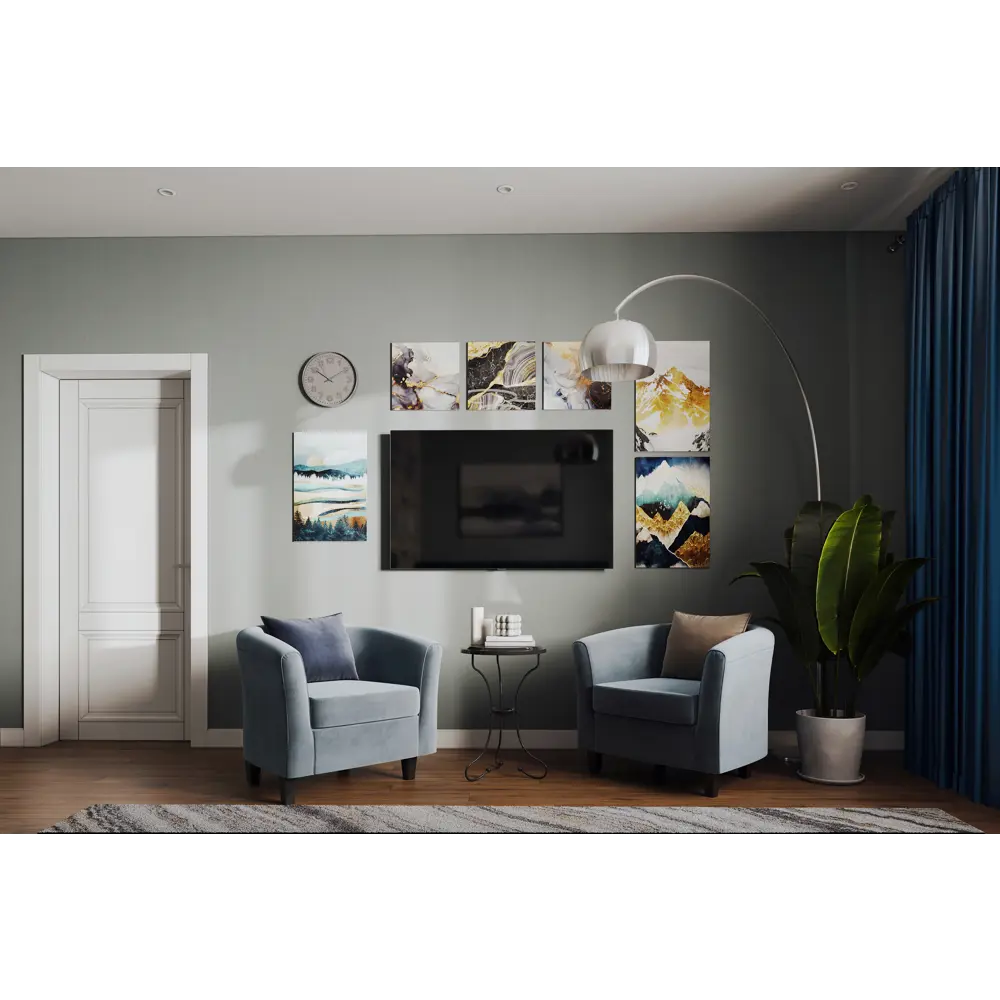 Настенные часы TROYKATIME в классическом сером исполнении 84759066 NEO-CLASSIC STLM-0054702 - Вид №5