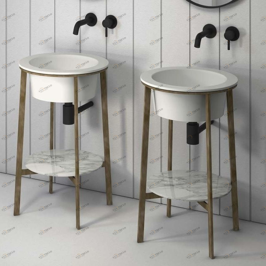 CATMAB Напольная раковина стоящая овальная Ceramica Cielo CATINO