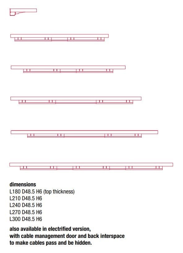 Деревянная полка MDF Italia ссылка ARCH-00080869 - Вид №2