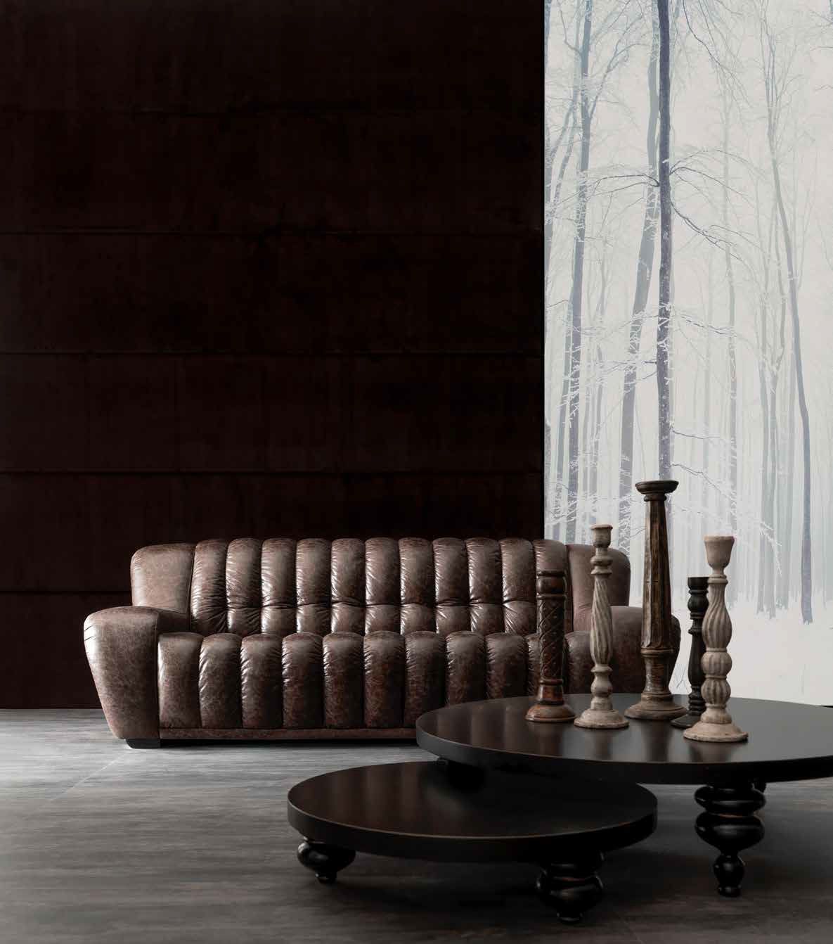 Низкий круглый журнальный столик для гостиной CorteZari Zoe Gold ARCH-00031115 - Вид №1