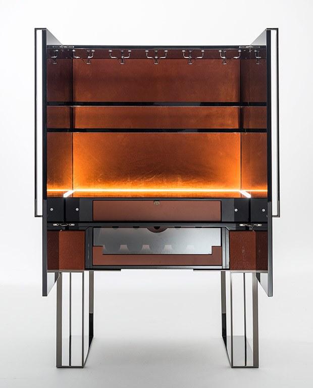 OAK Лакированная барная стойка со встроенным освещением Milano collection Sc5001-l - Вид №2