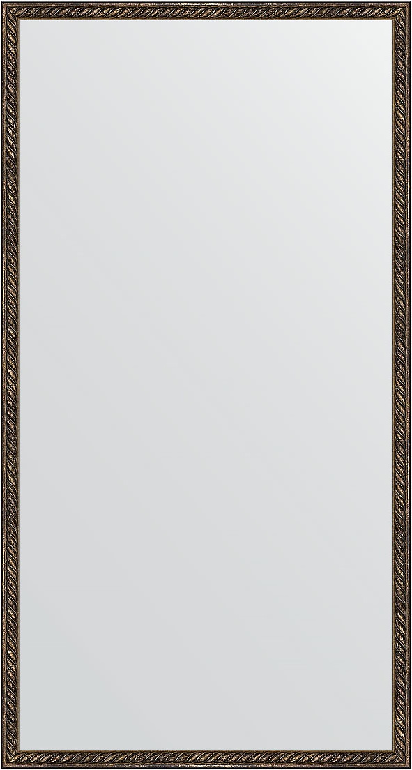 BY 1077 Зеркало в багетной раме - витая бронза 26 mm EVOFORM Definite