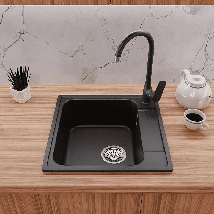 Кухонная мойка Кварц QUARZ S440 GranFest 48-S440 - Вид №1