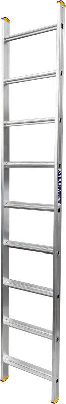 Алюминиевая односекционная приставная лестница HK1 5109 ALUMET 