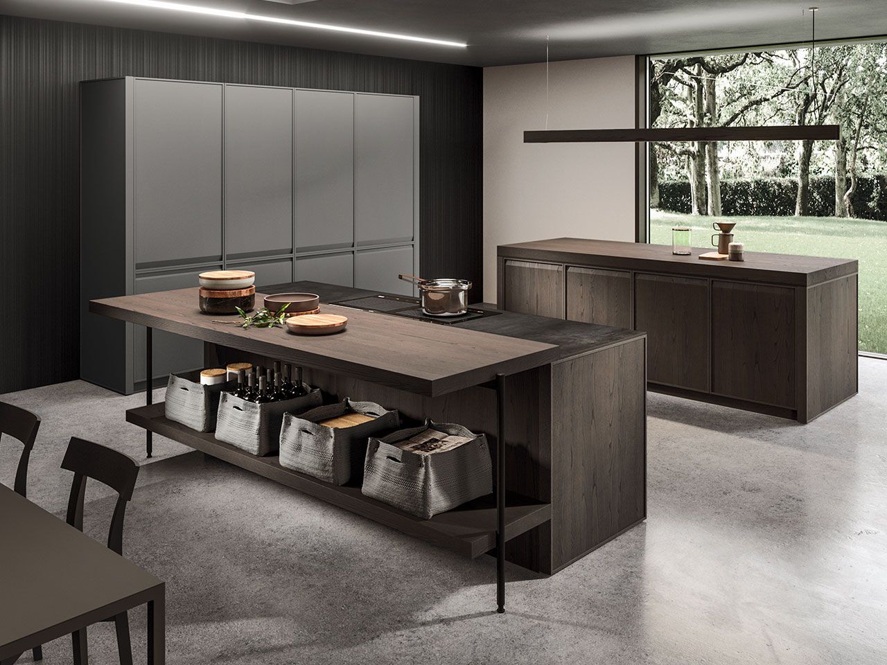 Встроенная кухня с островом Arrital Ak_07 ARCH-00029040 - Вид №7