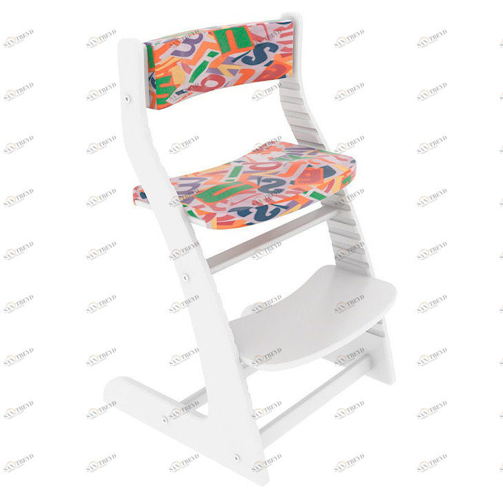 Мягкое основание для стула "Усура Азбука" белое БЕЛЬМАРКО  327343 Розовый Santreyd 