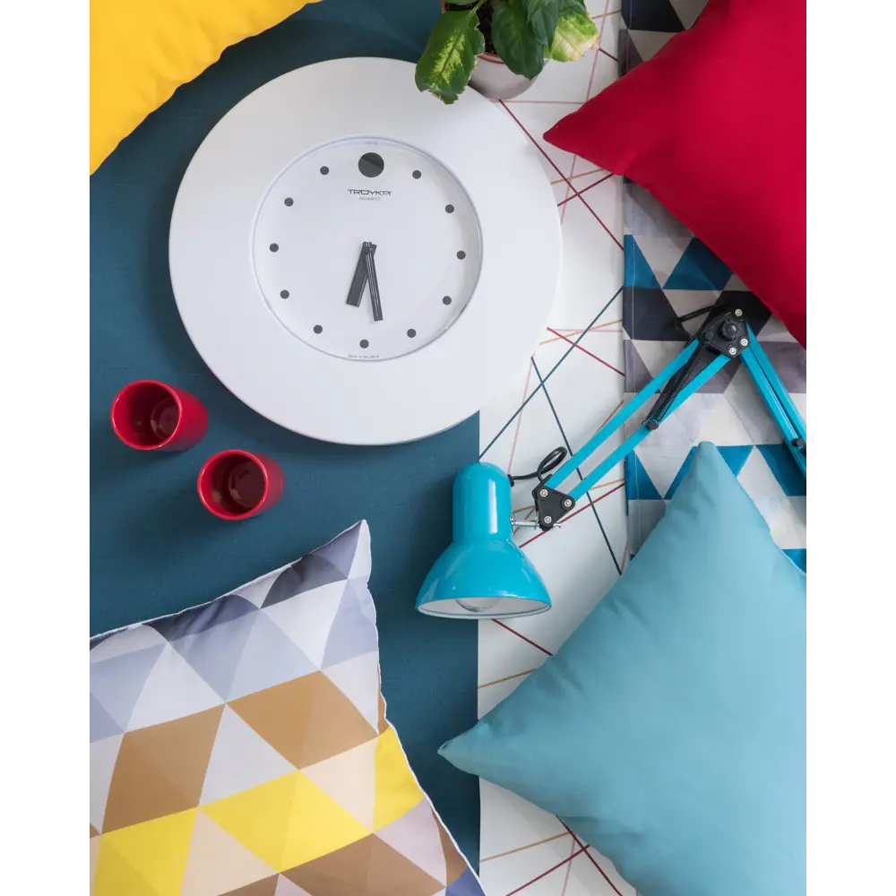 Часы настенные с точками цвет белый диаметр 37.5 см TROYKATIME STLM-2003362 - Вид №5