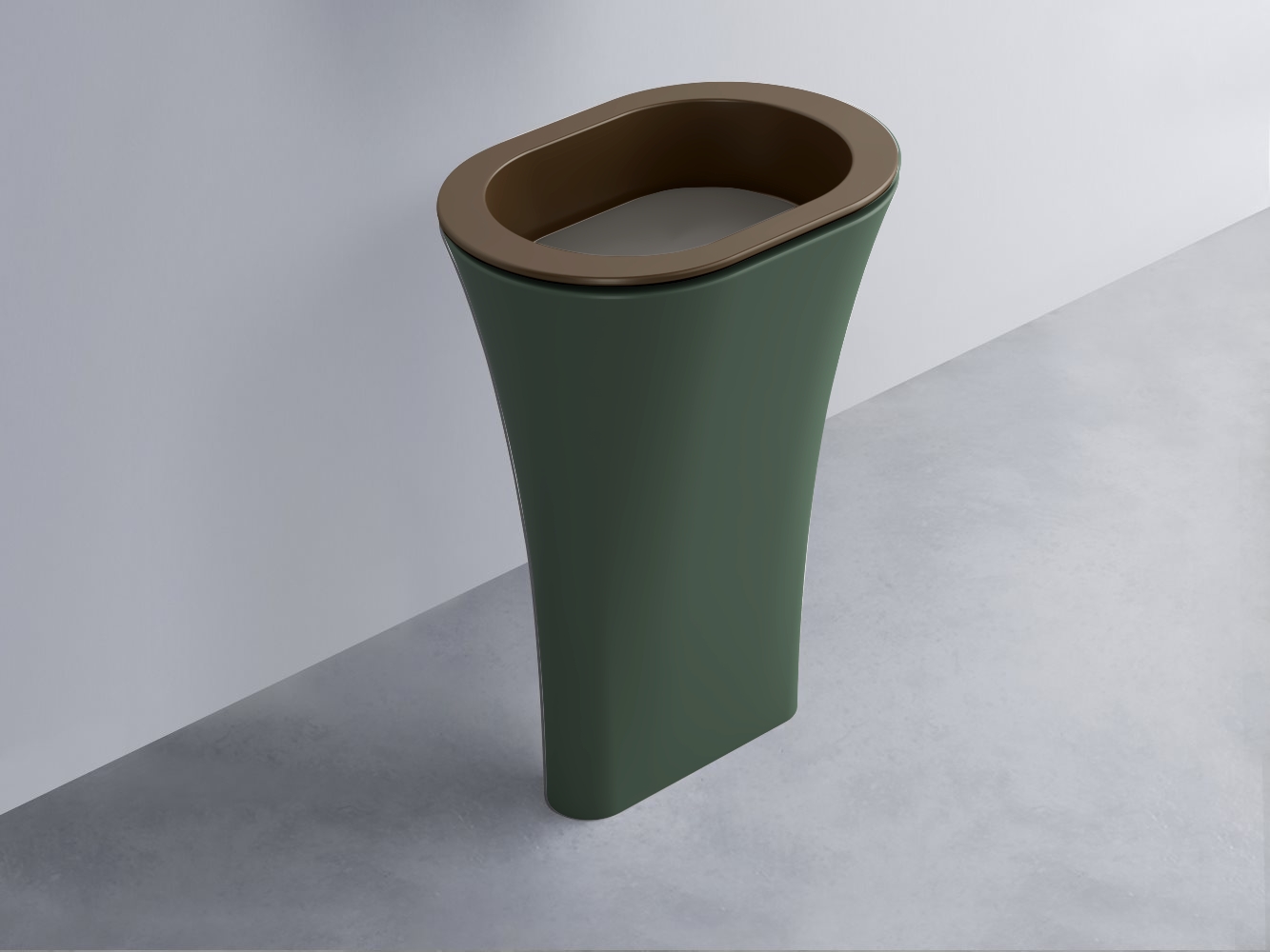 AMLA65-CA+AMPILO-FN+AMCOLO-MU Раковина Amedeo Ovale отдельностоящая cielo Enjoy + Amedeo Ceramica Cielo