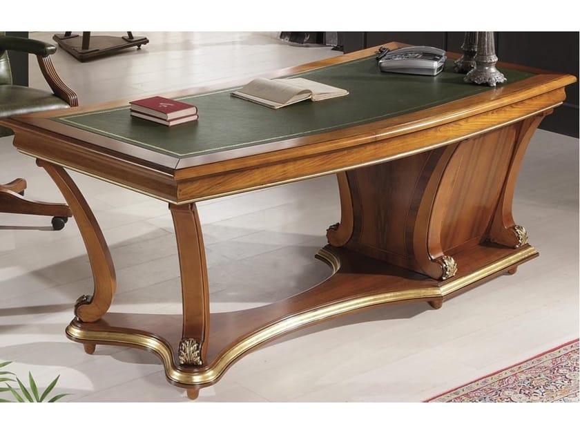 Кожаный исполнительный стол с ящиками GUERRA VANNI Luxury ARCH-00101650