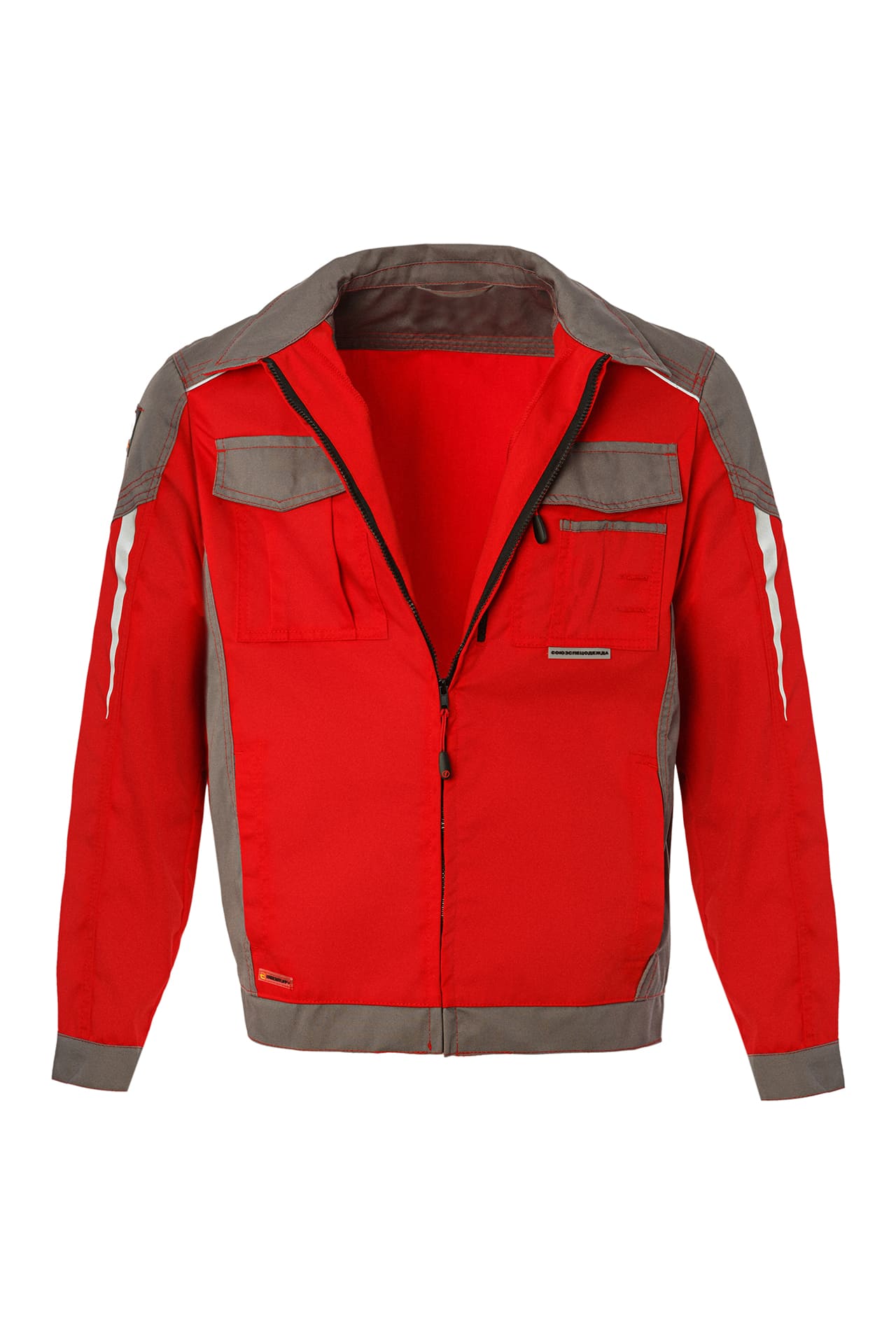 64647 Костюм  NEW 2 красный с серым STATUS  Летняя спецодежда  размер 60-62/182-188  - Вид №3