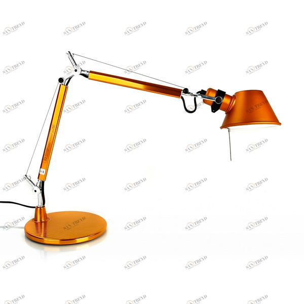 Настольная лампа 73х69 см оранжевая Tolomeo Micro A011860 ARTEMIDE  00-3883005 Оранжевый 