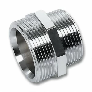 25311238C SANHA 531 ниппель редукционный, хромированная латунь 1/2x3/8 мм