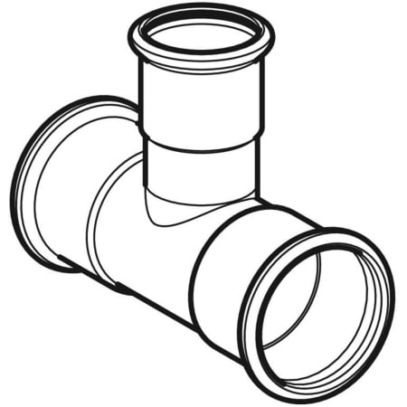 GEBERIT 61244 Тройник переходной Geberit Mapress из меди  - Вид №1